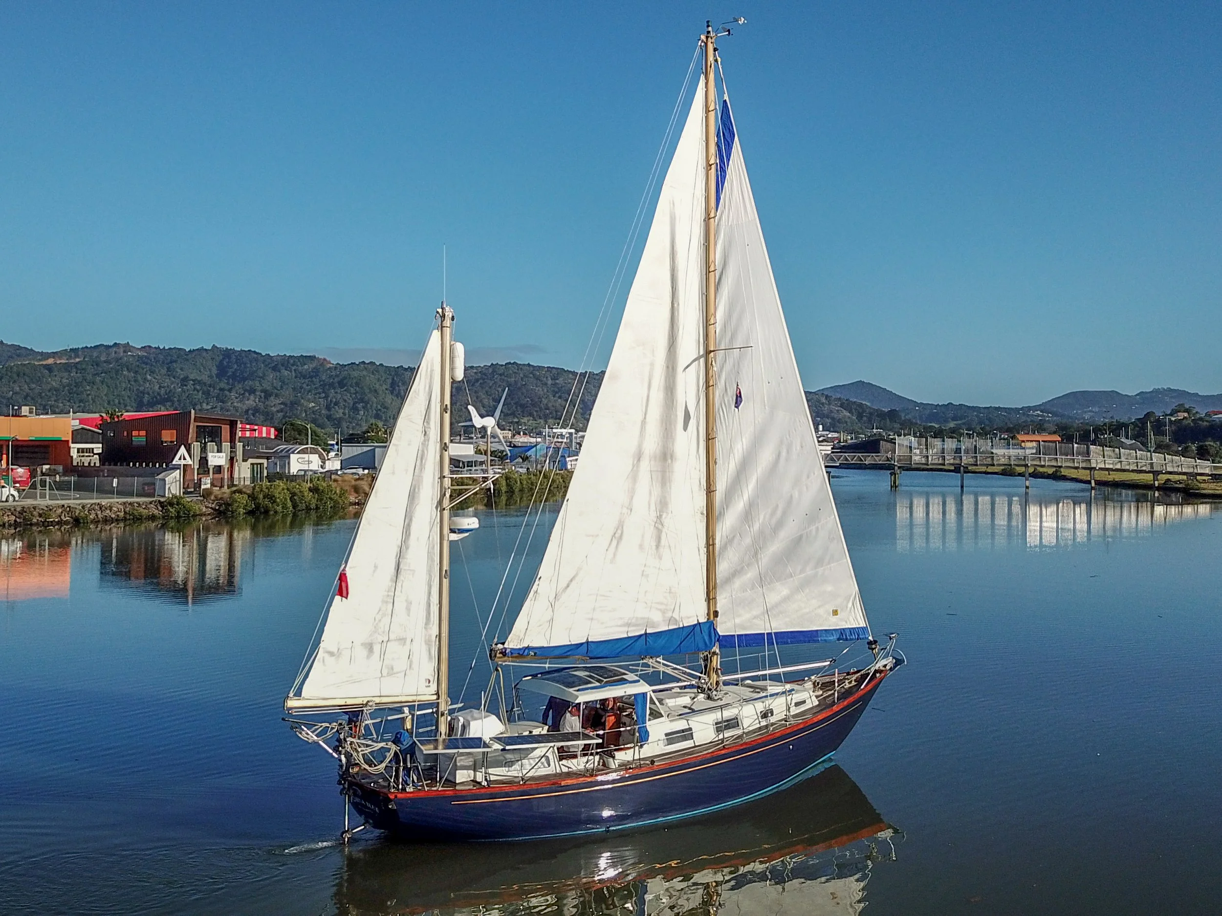 Czarina Blue - Nicholson 38 ketch for sale - New Zealand - Pound